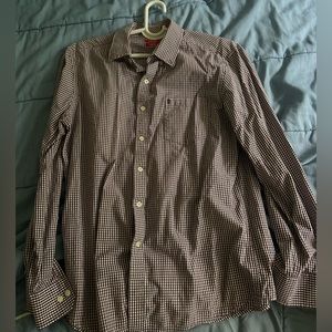 Men’s IZOD Slim Fit Medium Checkered Button up